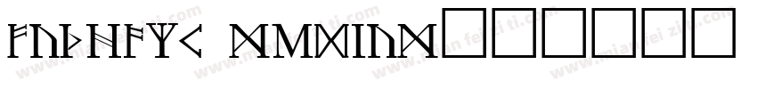 futhark Medium字体转换